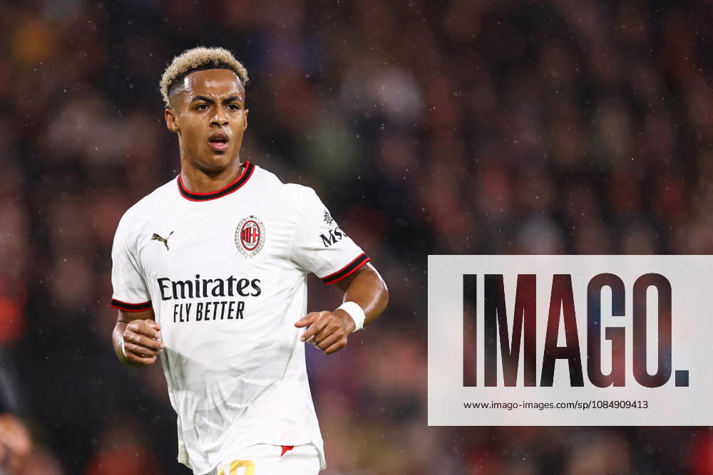 Bournemouth v AC Milan 22 October 2026, Bournemouth - UEFA Europa League - Bournemouth v AC Milan - Omari Hutchinson of AC Milan - Photo: Jacques Feeney Offside. Bournemouth UK