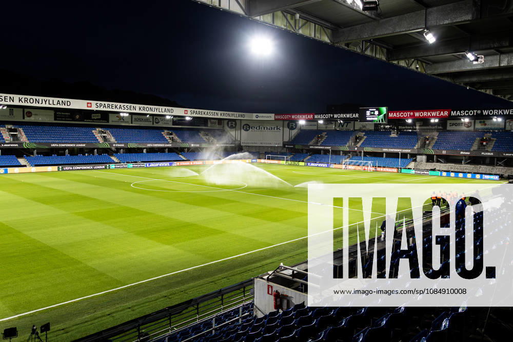 Aarhus GF v Egnatia, UEFA Conference League, Randers, Denmark Randers, Denmark. 22nd, October 2026. Randers Stadion, also known as Cepheus Park Randers, is ready for the UEFA Conference League match between Aarhus GF and Egnatia in Randers. Denmark, Randers, Cepheus Park Randers