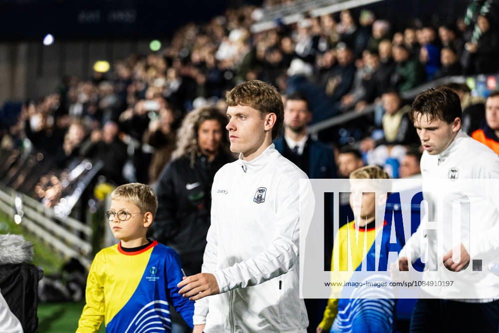 Aarhus GF v Egnatia, UEFA Conference League, Randers, Denmark Randers, Denmark. 22nd, October 2026. Sebastian Jorgensen of Aarhus GF enters the pitch for the UEFA Conference League match between Aarhus GF and Egnatia at Randers Stadion in Randers. Denmark, Randers, Cepheus Park Randers