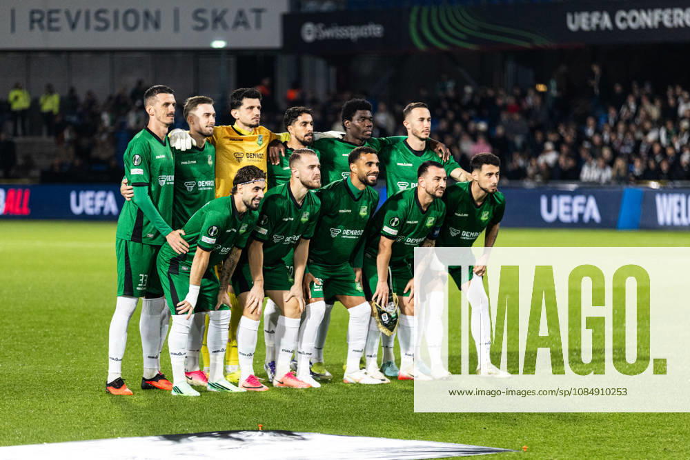 Aarhus GF v Egnatia, UEFA Conference League, Randers, Denmark Randers, Denmark. 22nd, October 2026. The starting-11 of Egnatia seen for the UEFA Conference League match between Aarhus GF and Egnatia at Randers Stadion in Randers. Denmark, Randers, Cepheus Park Randers
