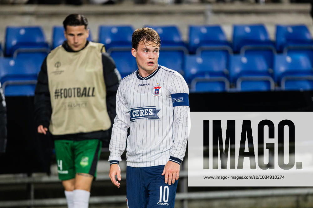 Aarhus GF v Egnatia, UEFA Conference League, Randers, Denmark Randers, Denmark. 22nd, October 2026. Kristian Arnstad (10) of Aarhus GF seen during the UEFA Conference League match between Aarhus GF and Egnatia at Randers Stadion in Randers. Denmark, Randers, Cepheus Park Randers
