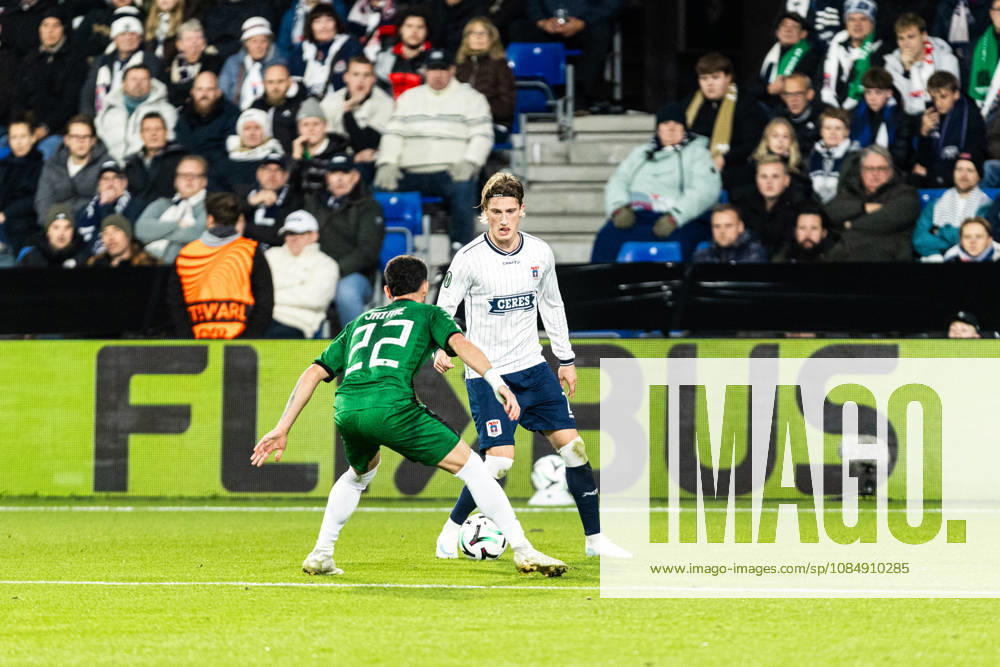 Aarhus GF v Egnatia, UEFA Conference League, Randers, Denmark Randers, Denmark. 22nd, October 2026. Jacob Andersen of Aarhus GF seen during the UEFA Conference League match between Aarhus GF and Egnatia at Randers Stadion in Randers. Denmark, Randers, Cepheus Park Randers