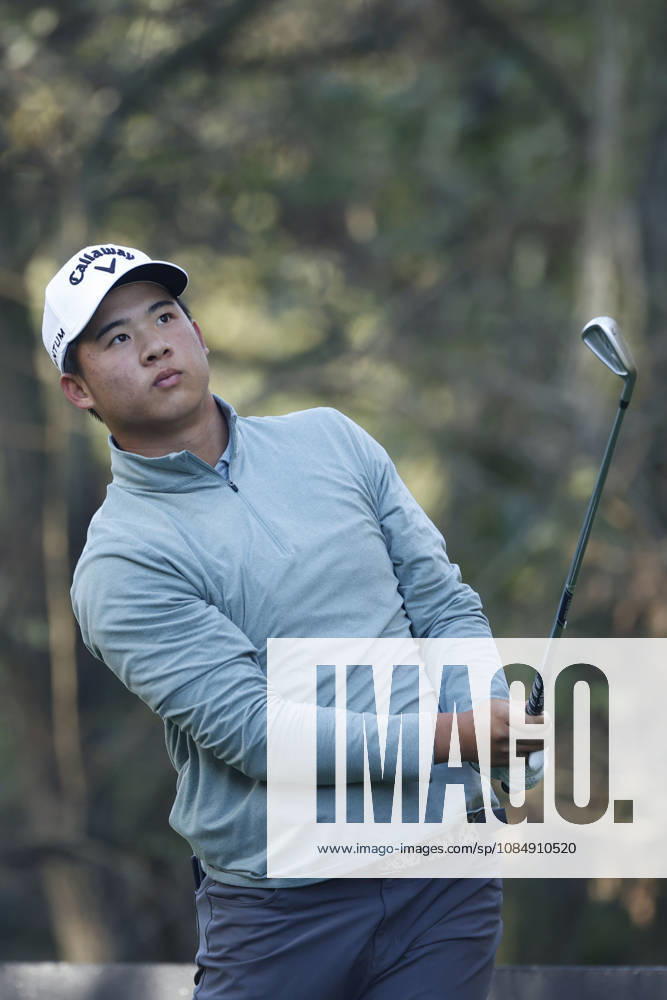 Oct 23, 2026-Cheonan, South Korea-Yanhan ZHOU of China Driver Shot on 4th Tee during a DP World Tour Genesis Championship at Woo Jeong Hills CC in Cheonan, South Korea. Cheonan SOUTH KOREA - ZUMAr168 20261023_aap_r168_021