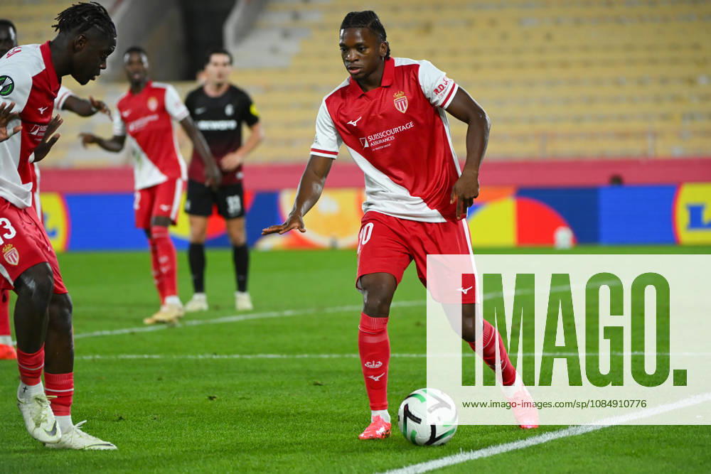 Nazinho (ASM) - UEFA Conference League match between AS Monaco and SC Freiburg on October 22, 2026 at the Louis II Stadium in Monaco.