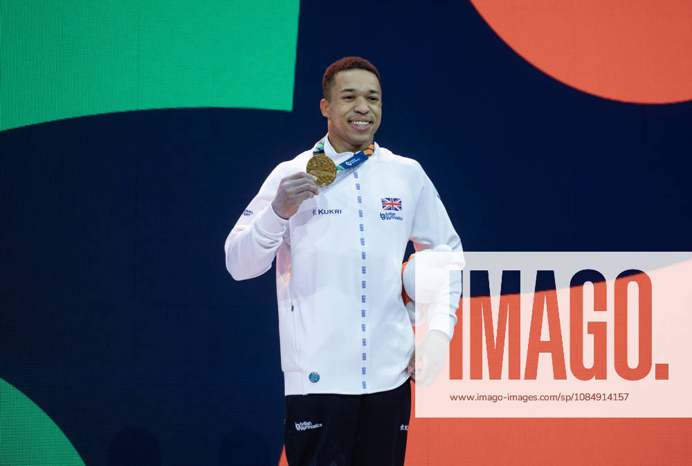 Rotterdam The Netherlands 22nd October 2026 World Championships artistic gymnastics. Mens all round final Bronze medallist Joe Fraser (GBR) turnen