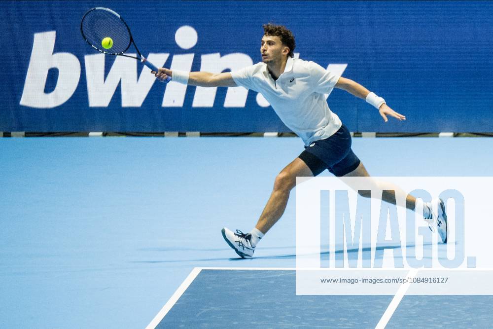 Clement Chidekh of France pictured in action during the European Open ATP, Tennis Herren tennis tournament in Brussels, on Friday 23 October 2026. This year s edition of the tournament is taking place from 17 to 25 October JASPERxJACOBS x190748179x