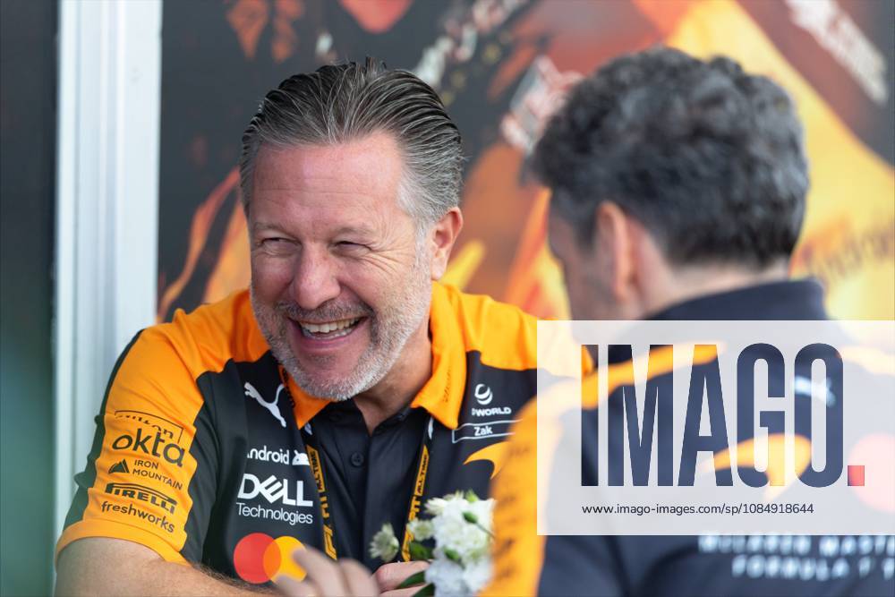 23rd October 2026; Circuit of the Americas, Austin, United States; Formula 1, United States Grand Prix, Free Practice Day; Zak Brown, CEO, McLaren Mastercard F1 Team in the paddock BobxKupbens