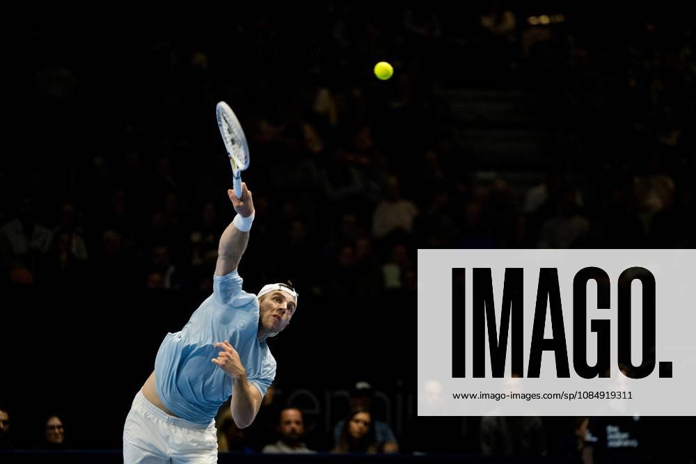 Tallon Griekspoor of the Netherlands pictured in action during the European Open ATP, Tennis Herren tennis tournament in Brussels, on Friday 23 October 2026. This year s edition of the tournament is taking place from 17 to 25 October JASPERxJACOBS x190769868x