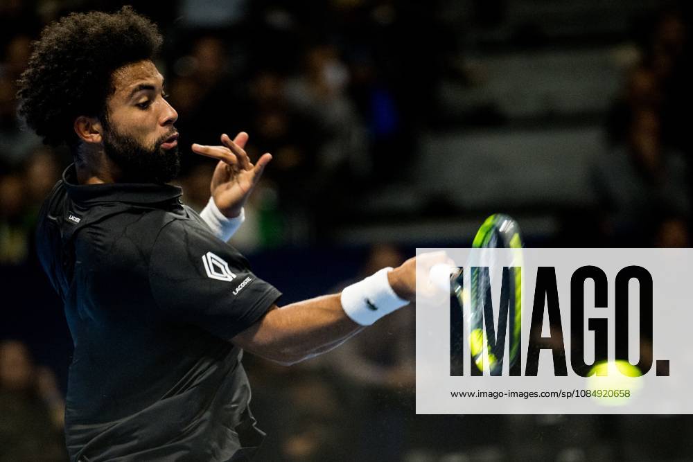 Arthur Fils of France pictured in action during the European Open ATP, Tennis Herren tennis tournament in Brussels, on Friday 23 October 2026. This year s edition of the tournament is taking place from 17 to 25 October JASPERxJACOBS x190775490x