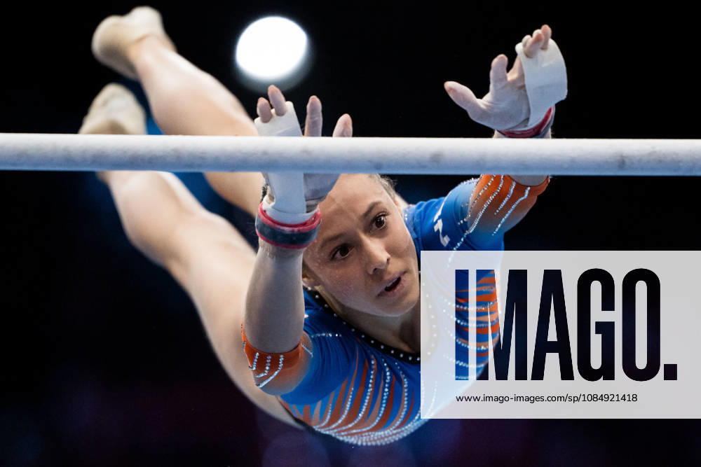 Naomi Visser of Netherlands competes in uneven bars during women s all-around final on day seven of the 2026 Artistic Gymnastics World Championships on October 23, 2026 in Rotterdam. Photo: Joel Marklund BILDBYRÅN kod JM JM0864 bbeng artistisk gymnastik artistic gymnastics gymnastik-vm vm artistic gymnastics world championships final all-around final dam