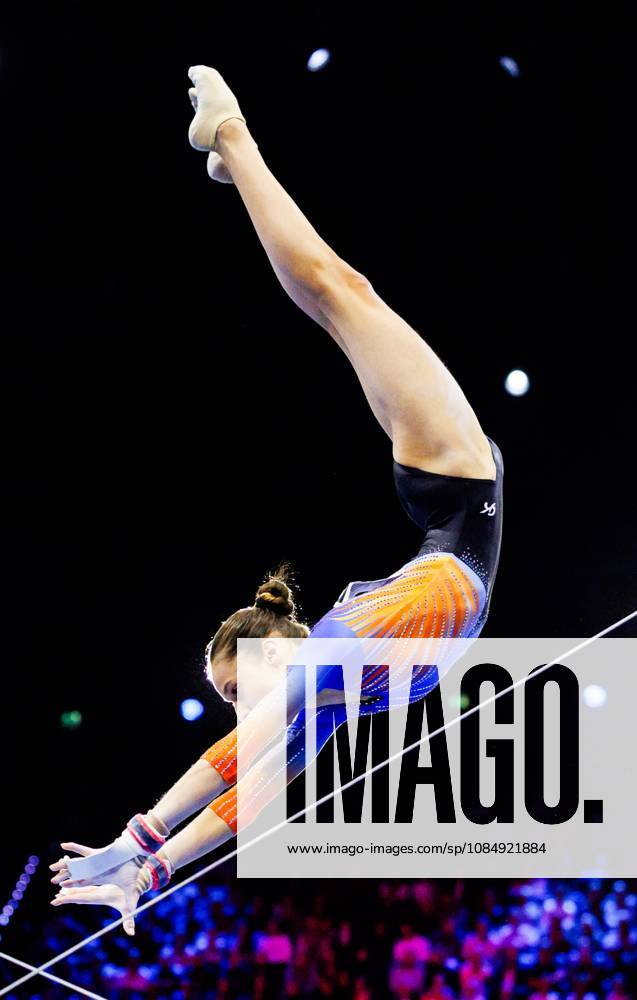ROTTERDAM - Naomi Visser (NED) during the all-around final at the World Gymnastics Championships in Ahoy Rotterdam. IRIS VAN DEN BROEK ANP ANPxSportx IVx 573385022 originalFilename: 573385022