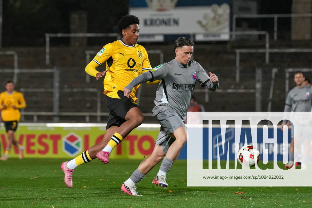 Saison 2026 2027 14. Spieltag Regionalliga West im Stadion Rote Erde, Dortmund, Germany. BV Borussia Dortmund U23 - Bonner SC. Enzo de Pina Duarte dos Santos (BVB)