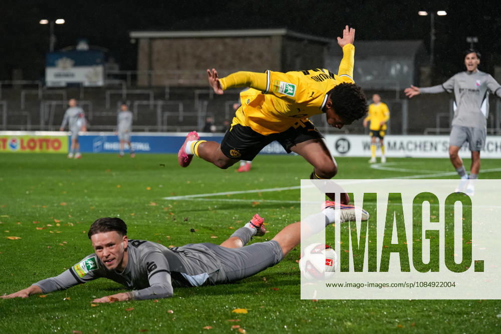 Saison 2026 2027 14. Spieltag Regionalliga West im Stadion Rote Erde, Dortmund, Germany. BV Borussia Dortmund U23 - Bonner SC. Enzo de Pina Duarte dos Santos (BVB)