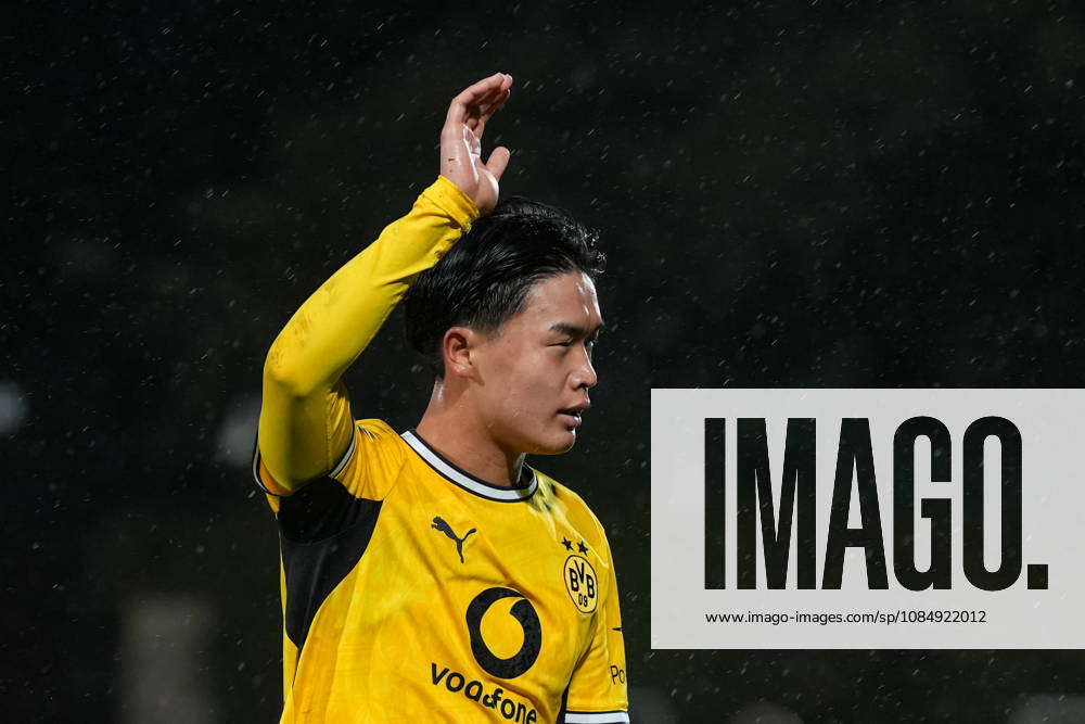 Saison 2026 2027 14. Spieltag Regionalliga West im Stadion Rote Erde, Dortmund, Germany. BV Borussia Dortmund U23 - Bonner SC. Takato Yamamoto (BVB)