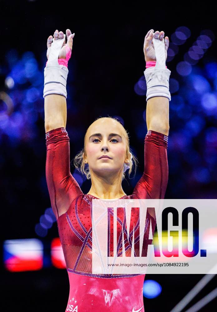 ROTTERDAM - Claire Pease (USA) during the all-around final at the World Gymnastics Championships in Ahoy Rotterdam. IRIS VAN DEN BROEK ANP ANPxSportx IVx 573385678 originalFilename: 573385678