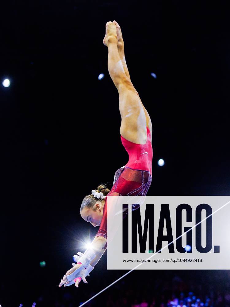 ROTTERDAM - Claire Pease (USA) during the all-around final at the World Gymnastics Championships in Ahoy Rotterdam. IRIS VAN DEN BROEK ANP ANPxSportx IVx 573386280 originalFilename: 573386280