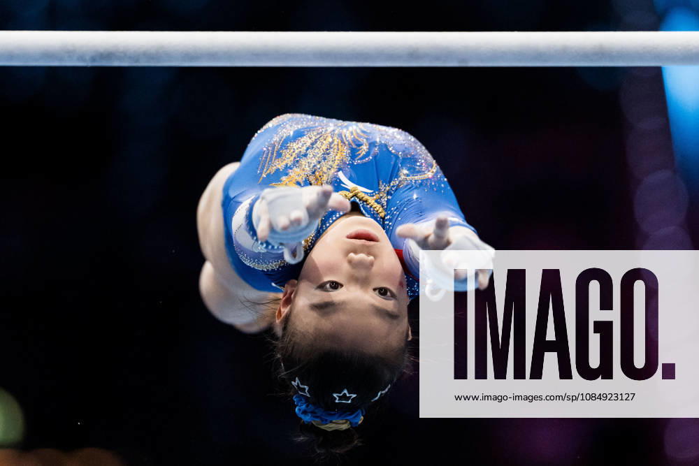 Qinqin Ke of China competes in uneven bars during women s all-around final on day seven of the 2026 Artistic Gymnastics World Championships on October 23, 2026 in Rotterdam. Photo: Joel Marklund BILDBYRÅN kod JM JM0864 bbeng artistisk gymnastik artistic gymnastics gymnastik-vm vm artistic gymnastics world championships final all-around final dam