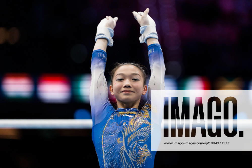 Qinqin Ke of China competes in uneven bars during women s all-around final on day seven of the 2026 Artistic Gymnastics World Championships on October 23, 2026 in Rotterdam. Photo: Joel Marklund BILDBYRÅN kod JM JM0864 bbeng artistisk gymnastik artistic gymnastics gymnastik-vm vm artistic gymnastics world championships final all-around final dam