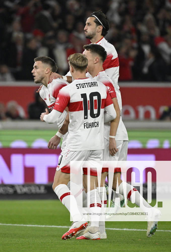 TOR zum 1:0 Ermedin Demirovic VfB Stuttgart (09) Torschuss Aktion Torchance Torjubel Atakan Karazor VfB Stuttgart (16) Chris Fuehrich VfB Stuttgart (10) Dzenan Pejcinovic VfB Stuttgart (17) VfB Stuttgart vs Borussia Moenchengladbach BMG 23.10.2026 DFL REGULATIONS PROHIBIT ANY USE OF PHOTOGRAPHS AS IMAGE SEQUENCES AND OR QUASI-VIDEO VfB Stuttgart vs Borussia Moenchengladbach BMG