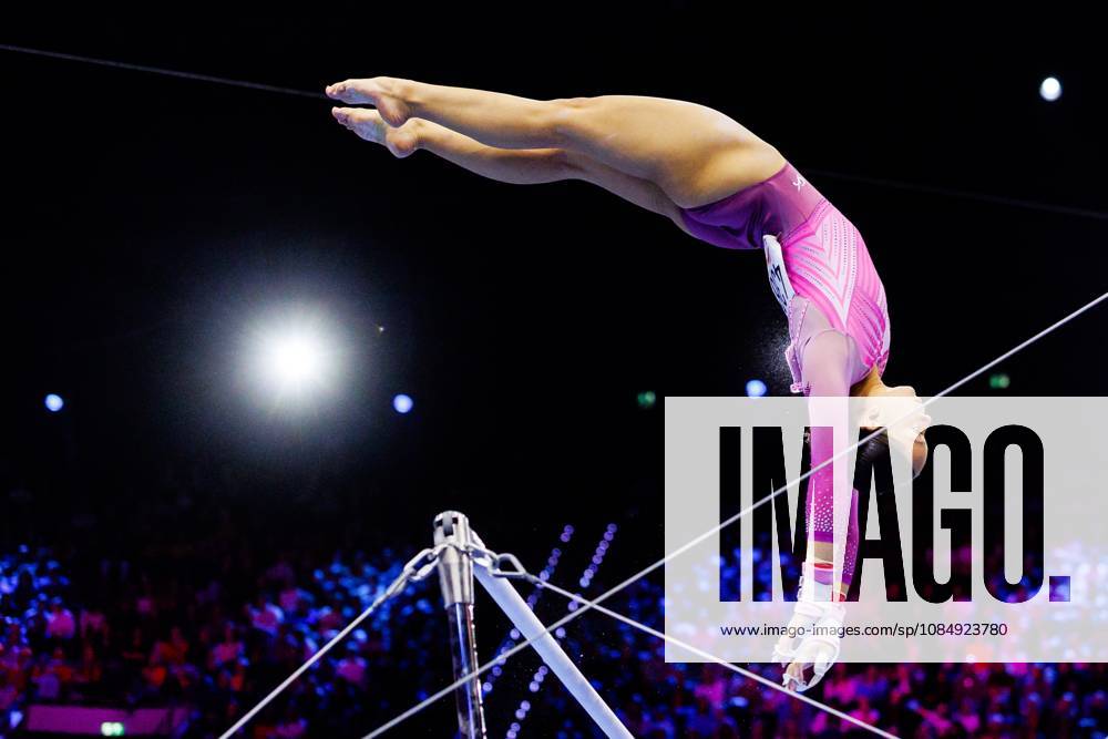 ROTTERDAM - Lia Grace Redick (CAN) during the all-around final at the World Gymnastics Championships in Ahoy Rotterdam. IRIS VAN DEN BROEK ANP ANPxSportx IVx 573387966 originalFilename: 573387966