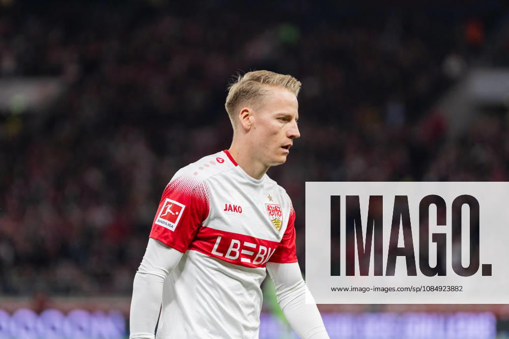 Fussball 1.Bundesliga, VfB Stuttgart - Borussia Mönchengladbach, v.l. Portrait Close Up Chris Führich (10, VfB Stuttgart) Stuttgart