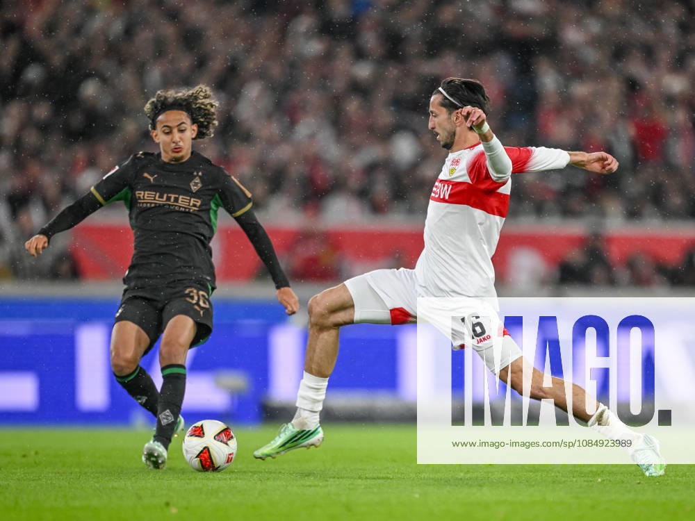 Wael Mohya (Borussia Moenchengladbach) und Atakan Karazor (VfB Stuttgart) im Zweikampf waehrend des spiels der 1. Bundesliga zwischen VfB Stuttgart und Borussia Moenchengladbach, MHPArena am 23. October 2026 in Stuttgart, Deutschland. (Foto von Harry Langer DeFodi Images) +++ Wael Mohya (Borussia Moenchengladbach) und Atakan Karazor (VfB Stuttgart) battle for the ball during the Bundesliga match between VfB Stuttgart and Borussia Moenchengladbach at MHPArena on October 23, 2026 in Stuttgart, Germany. (Photo by Harry Langer DeFodi Images) DFB DFL REGULATIONS PROHIBIT ANY USE OF PHOTOGRAPHS AS IMAGE SEQUENCES AND OR QUASI-VIDEO. (Photo by Harry Langer DeFodi Images) DFB DFL REGULATIONS PROHIBIT ANY USE OF PHOTOGRAPHS AS IMAGE SEQUENCES AND OR QUASI-VIDEO. -