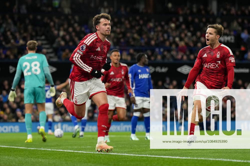 Neco Williams of Nottingham Forest celebrates their goal, 0-1 Ipswich Town v Nottingham Forest, Premier League, Football, Portman Road, Ipswich, UK - 23 Oct 2026Ipswich Portman Road United Kingdom