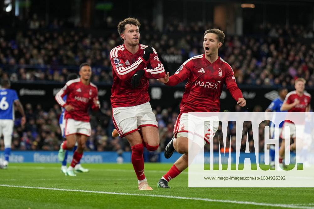 Neco Williams of Nottingham Forest celebrates their goal, 0-1 Ipswich Town v Nottingham Forest, Premier League, Football, Portman Road, Ipswich, UK - 23 Oct 2026Ipswich Portman Road United Kingdom