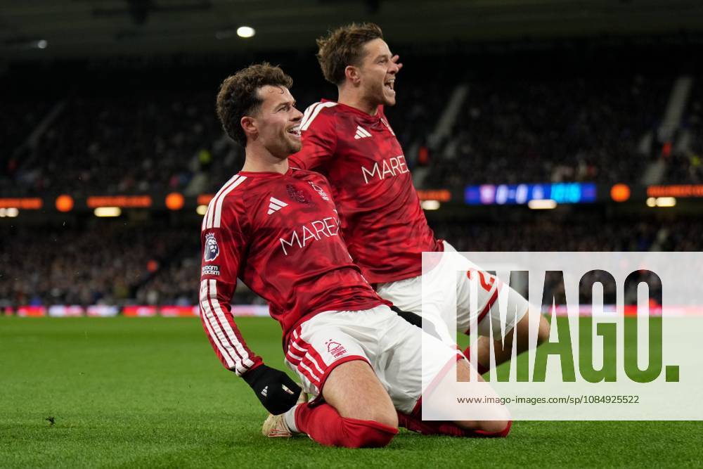 Neco Williams of Nottingham Forest celebrates their goal, 0-1 Ipswich Town v Nottingham Forest, Premier League, Football, Portman Road, Ipswich, UK - 23 Oct 2026Ipswich Portman Road United Kingdom