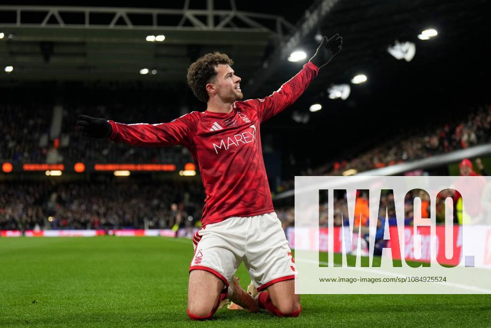 Neco Williams of Nottingham Forest celebrates their goal, 0-1 Ipswich Town v Nottingham Forest, Premier League, Football, Portman Road, Ipswich, UK - 23 Oct 2026Ipswich Portman Road United Kingdom