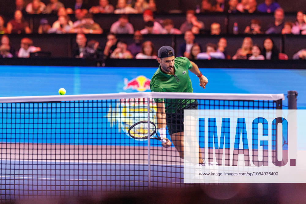 VIENNA, AUSTRIA - 23 OCTOBER 2026: Image shows Grigor Dimitrov (BUL) during Red Bull BassLine at Wiener Stadthalle on 23 10 2026 in Vienna, Austria. Austria