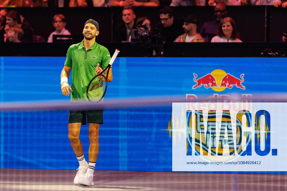 VIENNA, AUSTRIA - 23 OCTOBER 2026: Image shows Grigor Dimitrov (BUL) during Red Bull BassLine at Wiener Stadthalle on 23 10 2026 in Vienna, Austria. Austria