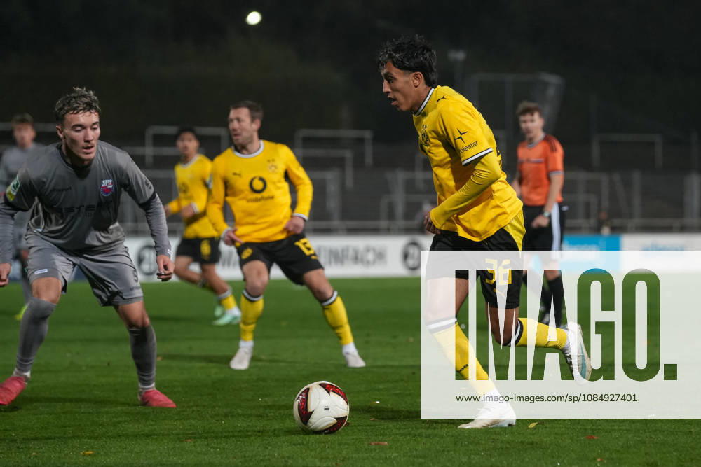 Saison 2026 2027 14. Spieltag Regionalliga West im Stadion Rote Erde, Dortmund, Germany. BV Borussia Dortmund U23 - Bonner SC. Fadi Zarqelain (BVB)