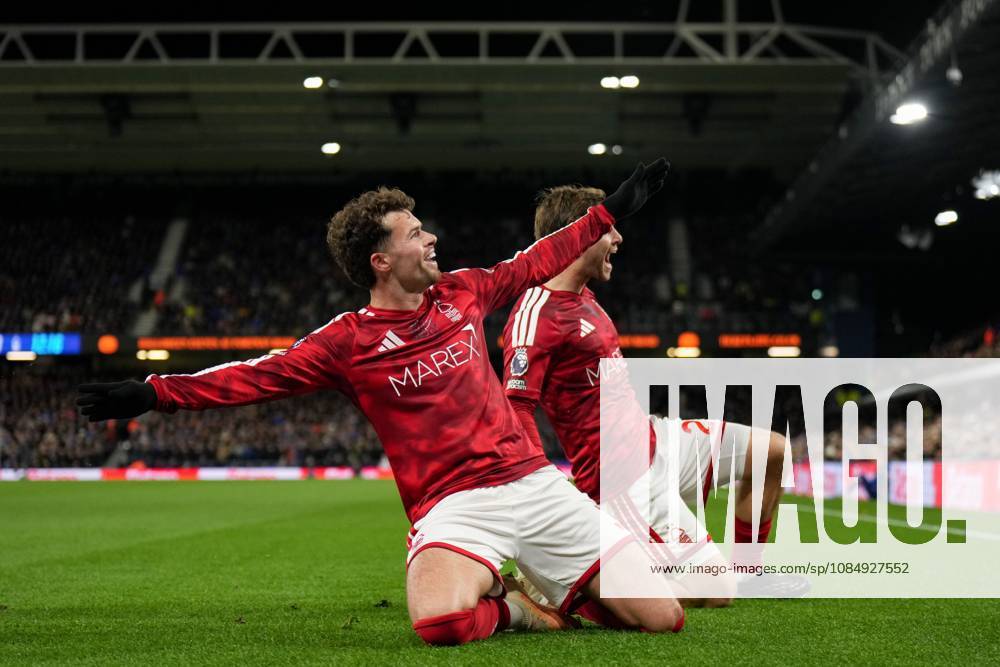 Neco Williams of Nottingham Forest celebrates their goal with team-mates, 0-1 Ipswich Town v Nottingham Forest, Premier League, Football, Portman Road, Ipswich, UK - 23 Oct 2026Ipswich Portman Road United Kingdom