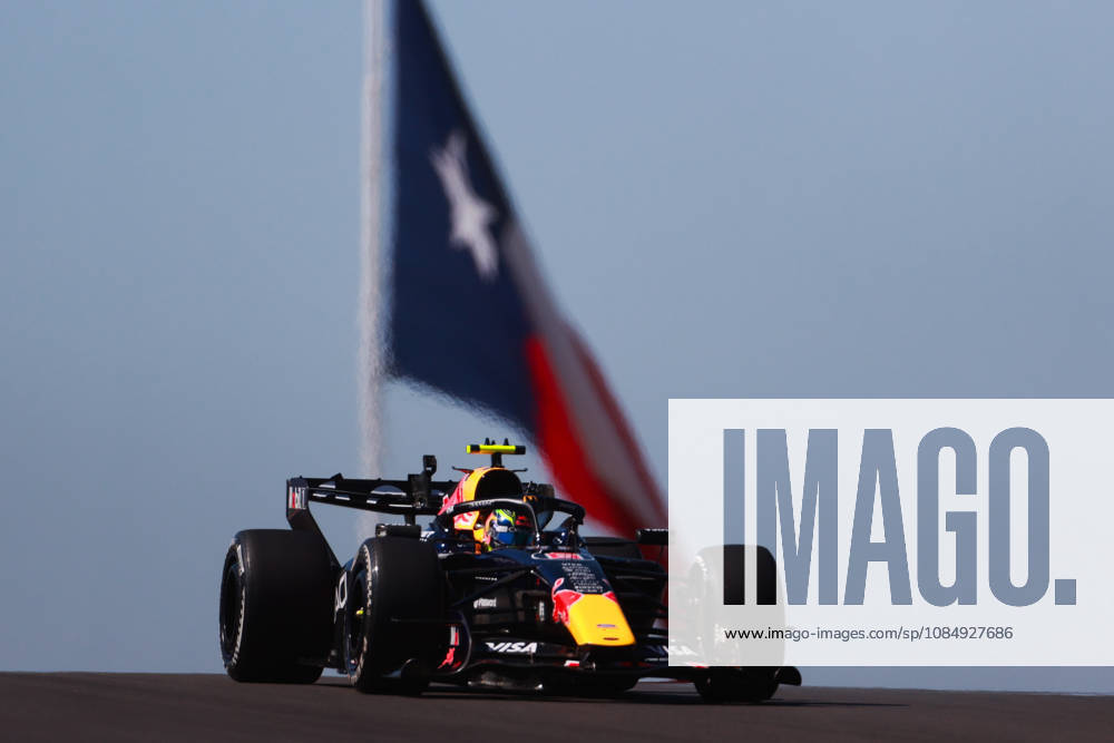 F1 Grand Prix Of USA - FP1 Isack Hadjar drives in the first free practice session ahead of the Formula 1 MSC Cruises United States Grand Prix at Circuit of the Americas in Austin, Texas, United States, on October 23, 2026. Austin, Texas Texas United States