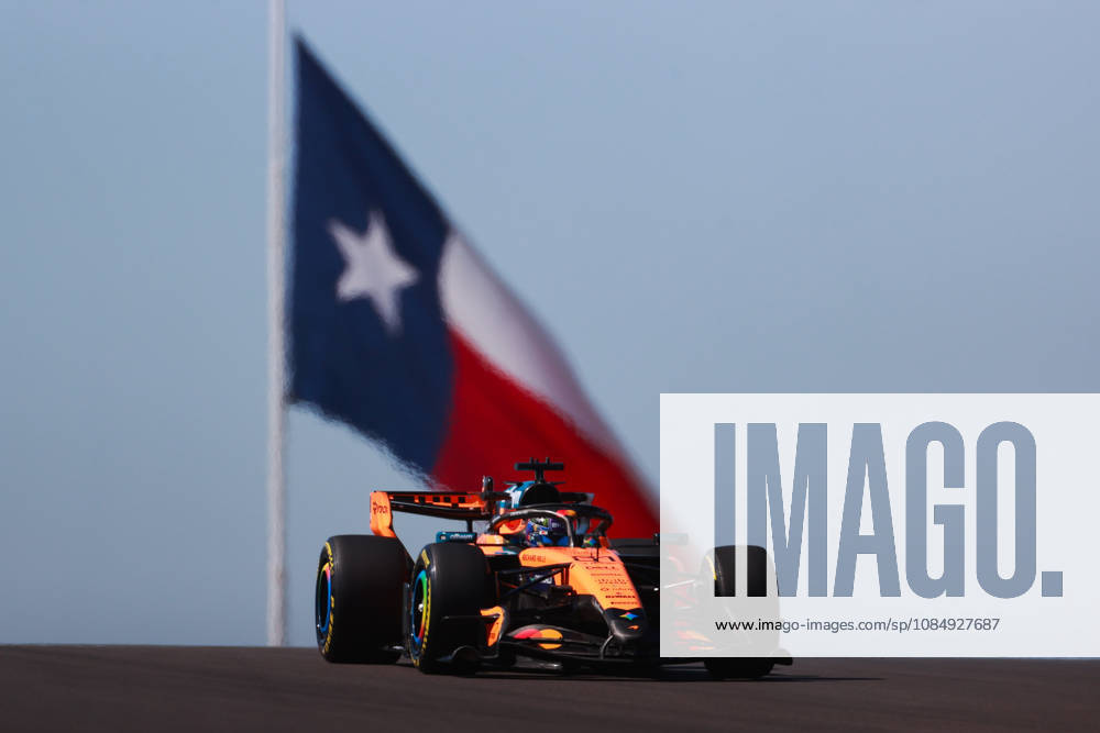 F1 Grand Prix Of USA - FP1 Oscar Piastri drives during the first free practice session ahead of the Formula 1 MSC Cruises United States Grand Prix at Circuit of the Americas in Austin, Texas, United States, on October 23, 2026. Austin, Texas Texas United States