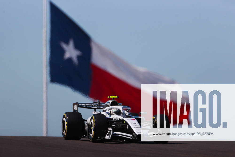 F1 Grand Prix Of USA - FP1 Valtteri Bottas stands in front of a Texas flag during the first of three practice sessions, FP1, ahead of the Formula 1 MSC Cruises United States Grand Prix at Circuit of the Americas in Austin, Texas, United States, on October 23, 2026. Austin, Texas Texas United States