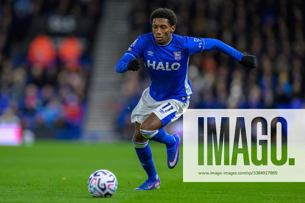 IPSWICH, ENGLAND OCTOBER 23 - Jaden Philogene of Ipswich Town during the Premier League game between Ipswich Town and Nottingham Forest at Portman Road on October 23, 2026 in Ipswich, England. (Photo by Keeran Marquis Sports Press Photo)