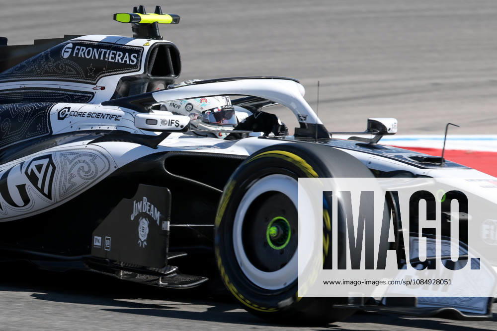 AUSTIN, TX - OCTOBER 23: Valtteri Bottas (77) of Finland and Cadillac Formula 1 Team speeds through turn 15 during the first practice session of the Formula 1 MSC Cruises United States Grand Prix on October 23, 2026, at Circuit of The Americas in Austin, Texas.(Photo by David Buono Icon Sportswire) AUTO: OCT 23 F1 United States Grand Prix Icon2610230121
