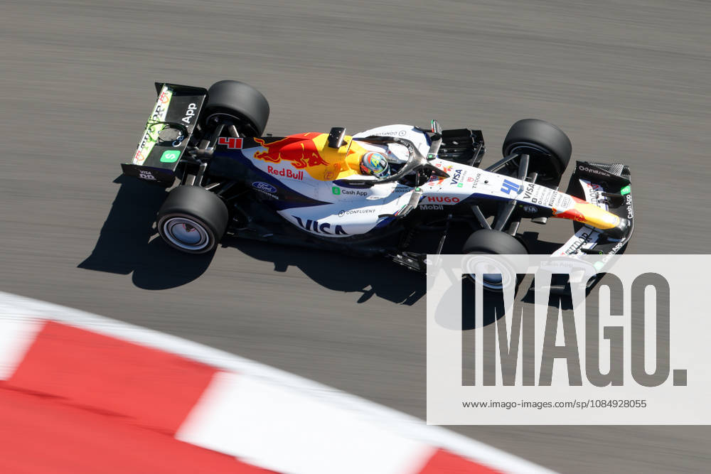 AUSTIN, TX - OCTOBER 23: Arvid Lindblad (41) of Great Britain and Visa Cash App Racing Bulls Formula One Team speeds through turn 17 during the first practice session of the Formula 1 MSC Cruises United States Grand Prix on October 23, 2026, at Circuit of The Americas in Austin, Texas.(Photo by David Buono Icon Sportswire) AUTO: OCT 23 F1 United States Grand Prix Icon2610230191