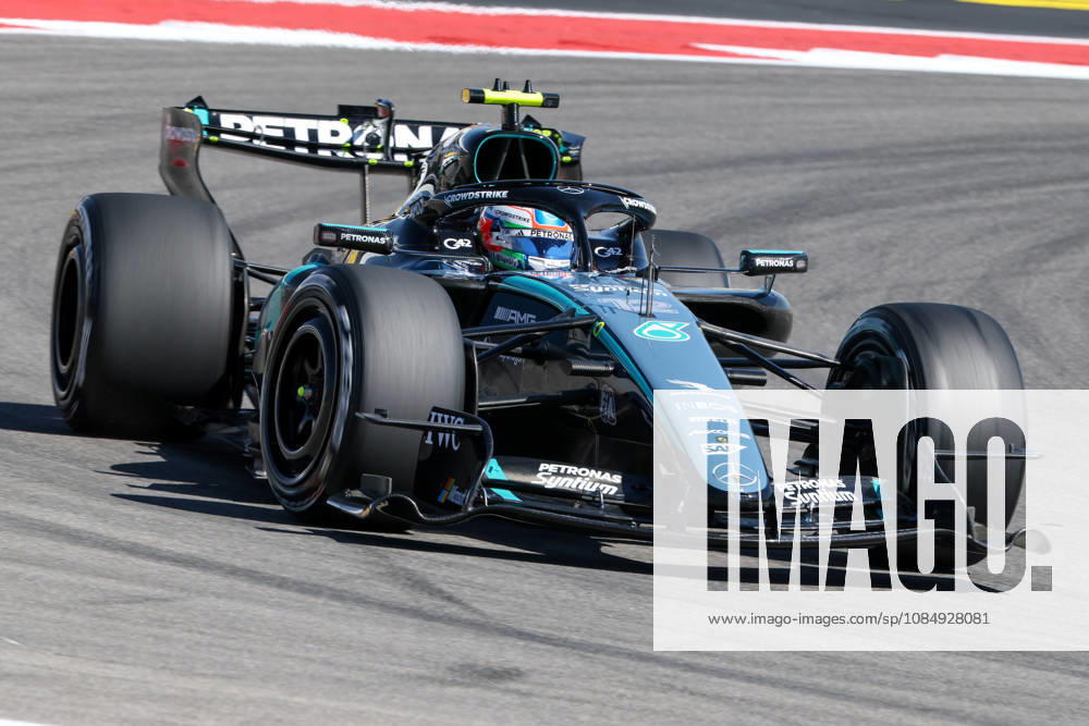 AUSTIN, TX - OCTOBER 23: Andrea Kimi Antonelli (12) of Italy and Mercedes-AMG PETRONAS Formula One Team speeds through turn 15 during the first practice session of the Formula 1 MSC Cruises United States Grand Prix on October 23, 2026, at Circuit of The Americas in Austin, Texas.(Photo by David Buono Icon Sportswire) AUTO: OCT 23 F1 United States Grand Prix Icon2610230181
