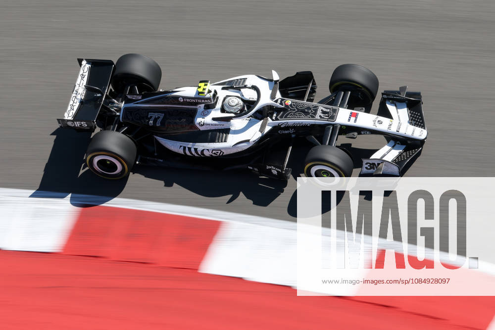 AUSTIN, TX - OCTOBER 23: Valtteri Bottas (77) of Finland and Cadillac Formula 1 Team speed through turn 17 during the first practice session of the Formula 1 MSC Cruises United States Grand Prix on October 23, 2026, at Circuit of The Americas in Austin, Texas.(Photo by David Buono Icon Sportswire) AUTO: OCT 23 F1 United States Grand Prix Icon2610230211