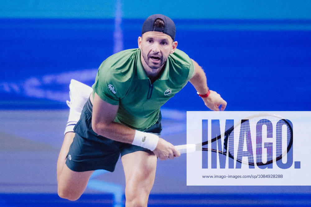 TENNIS - ATP, Tennis Herren Erste Bank Open VIENNA,AUSTRIA,23.OCT.26 - TENNIS - ATP Tour, Erste Bank Open, Red Bull BassLine. Image shows Grigor Dimitrov (HUN). GEPAxpictures anderxSolc