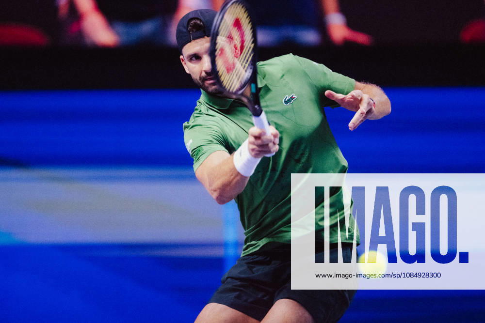TENNIS - ATP, Tennis Herren Erste Bank Open VIENNA,AUSTRIA,23.OCT.26 - TENNIS - ATP Tour, Erste Bank Open, Red Bull BassLine. Image shows Grigor Dimitrov (HUN). GEPAxpictures anderxSolc