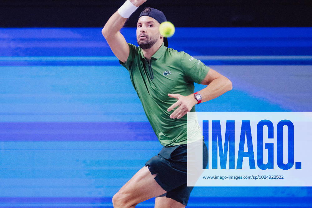 TENNIS - ATP, Tennis Herren Erste Bank Open VIENNA,AUSTRIA,23.OCT.26 - TENNIS - ATP Tour, Erste Bank Open, Red Bull BassLine. Image shows Grigor Dimitrov (HUN). GEPAxpictures anderxSolc