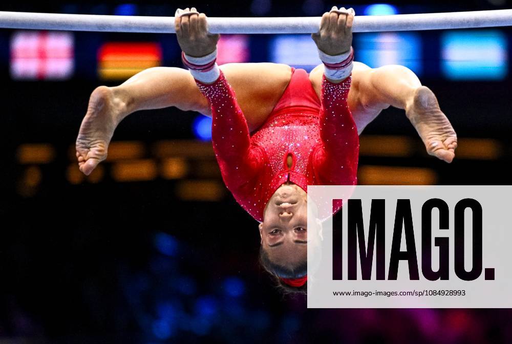 Netherlands Artistic Gymnastics World Championships 9271451 23.10.2026 Algeria s Kaylia Nemour competes on the uneven bars during the women s individual all-around final at the 2026 World Artistic Gymnastics Championships in Rotterdam, the Netherlands. Alexey Filippov Sputnik Rotterdam Netherlands