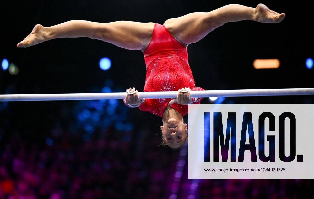 Netherlands Artistic Gymnastics World Championships 9271452 23.10.2026 Algeria s Kaylia Nemour competes on the uneven bars during the women s individual all-around final at the 2026 World Artistic Gymnastics Championships in Rotterdam, the Netherlands. Alexey Filippov Sputnik Rotterdam Netherlands