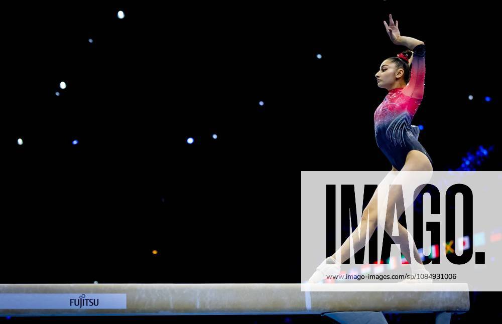 ROTTERDAM - Liudmila Roschina (WG2) in action during the all-around final at the World Gymnastics Championships in Rotterdam Ahoy. IRIS VAN DEN BROEK ANP ANPxSportx IVx 573403634 originalFilename: 573403634