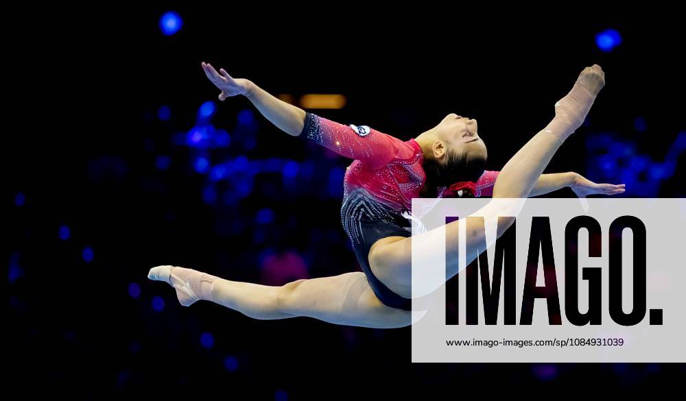 ROTTERDAM - Liudmila Roschina (WG2) in action during the all-around final at the World Gymnastics Championships in Rotterdam Ahoy. IRIS VAN DEN BROEK ANP ANPxSportx IVx 573404200 originalFilename: 573404200