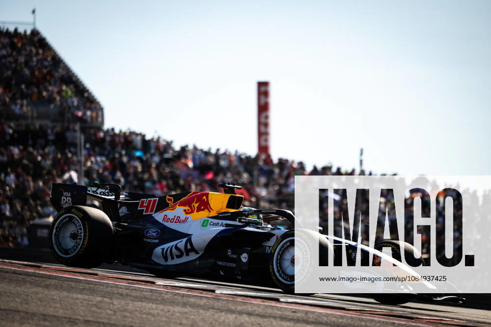 F1 - UNITED STATES GRAND PRIX 2026 41 LINBLAD Arvid (gbr), Visa Cash App RB F1 Team VCARB03, action during the 2026 Formula 1 United States Grand Prix, 18th round of the 2026 Formula One World Championship, WM, Weltmeisterschaft from October 23 to 25, 2026 on the Circuit of the America, in Austin, Texas, United States of America - AustinUnited States